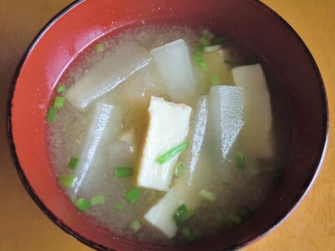 新潟の味★ゆうごう(夕顔)味噌汁